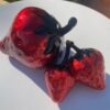 fraises rouge en ceramique