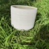cache pot blanc 25 cm